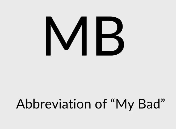 MB Meaning in Text, Snapchat, Instagram