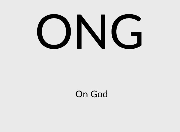ONG Meaning On God