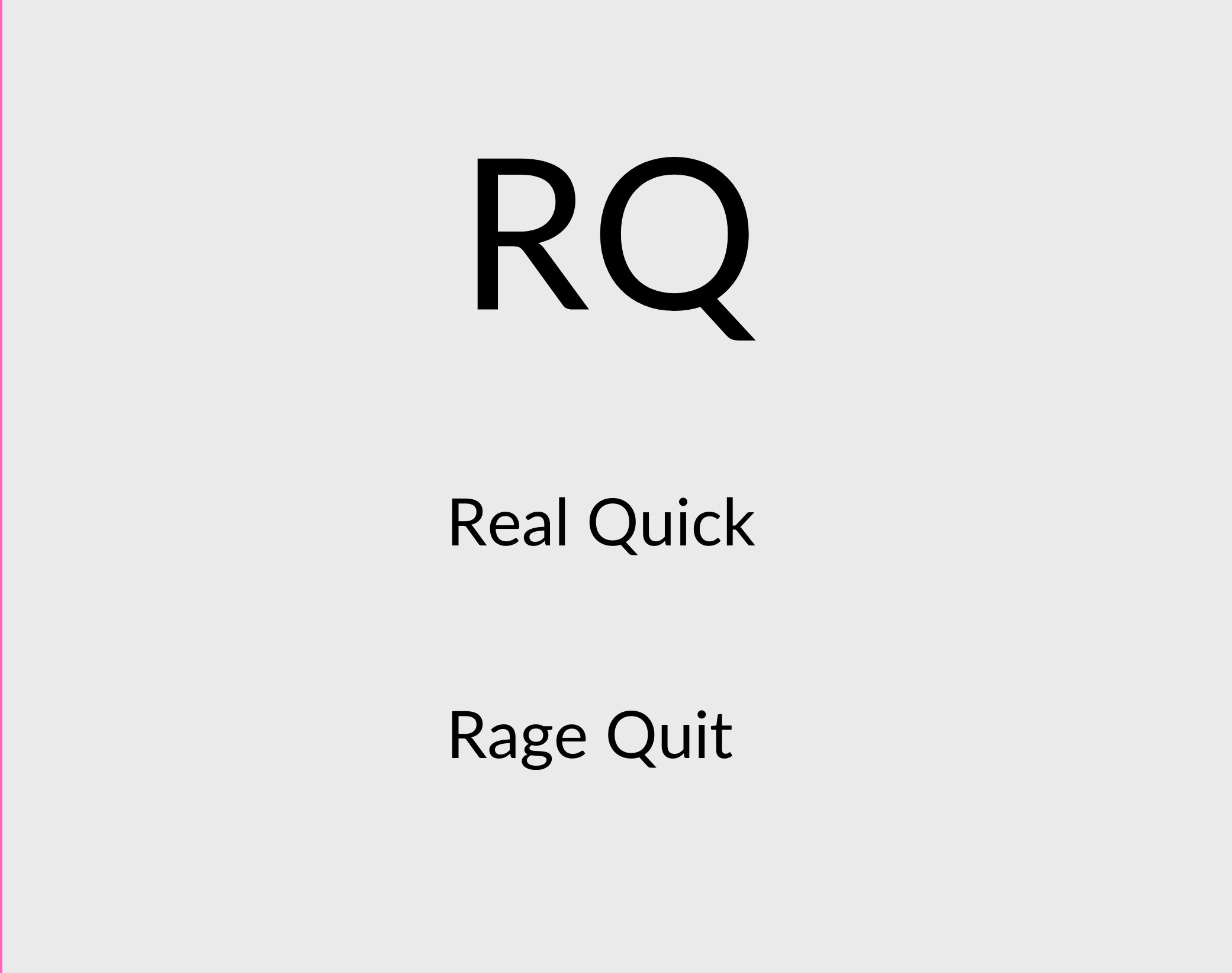 RQ meaning in text