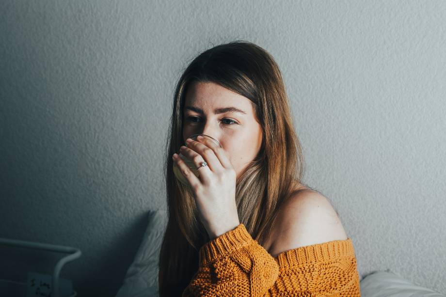 a woman with Vintage Ring