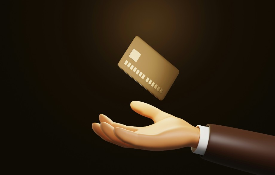 A Cartoon Man with a Prepaid Business Card