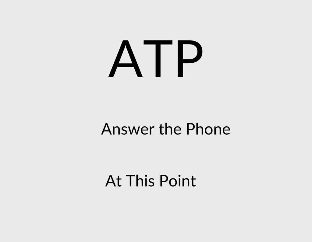 ATP meaning in text