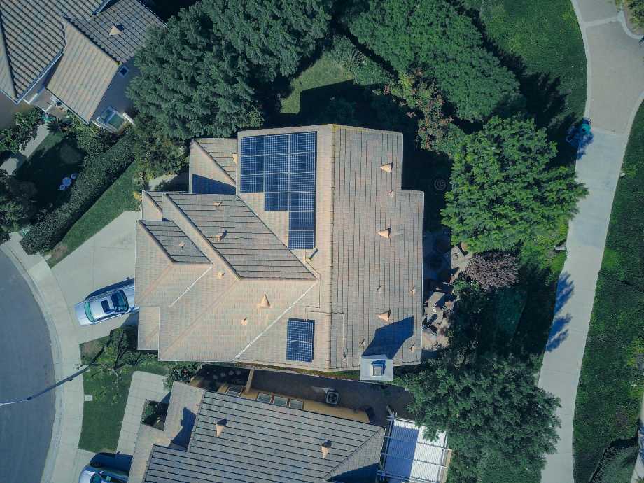 Home Exterior from top view