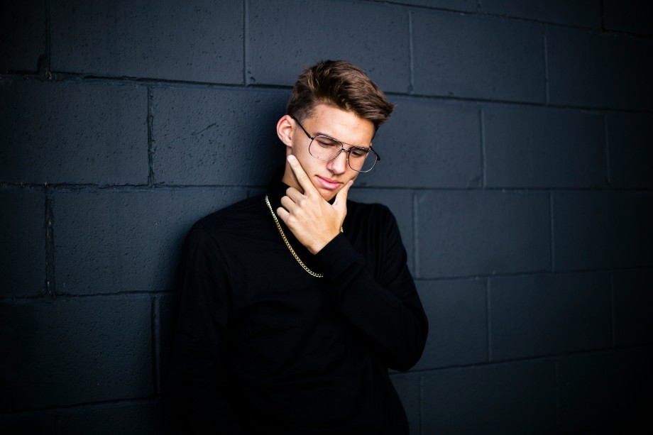 man with a gold chain