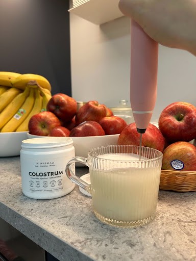 prepare colostrum for eating