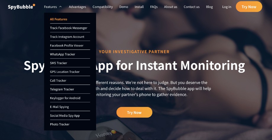 spybubblepro features