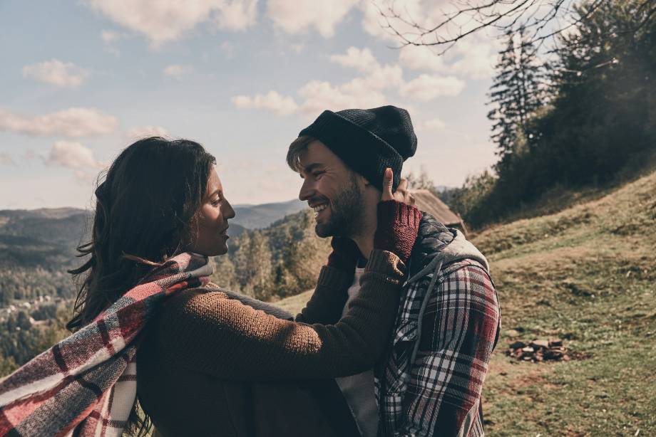 Couple in the Mountain