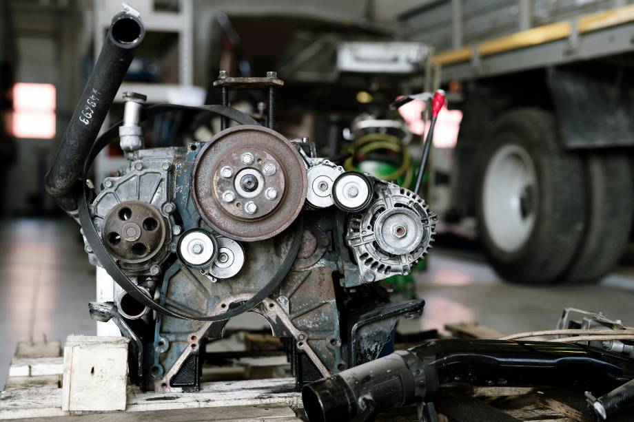 Old truck parts