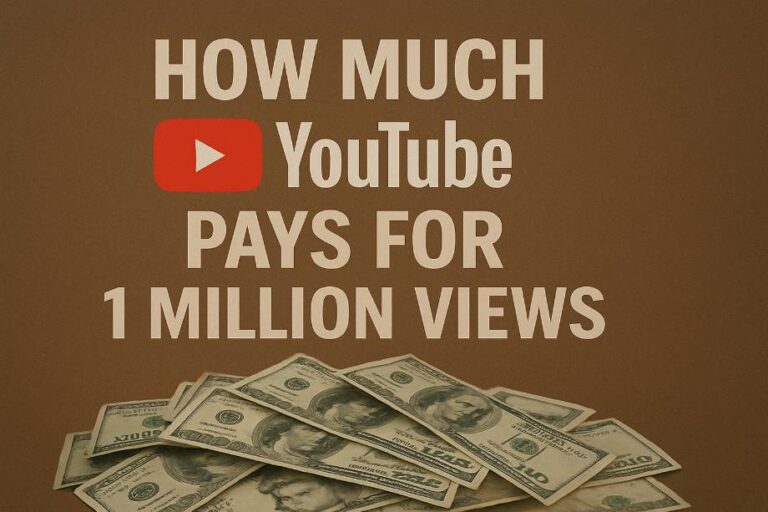 How Much Does YouTube Pay for 1 Million Views - Blendspace