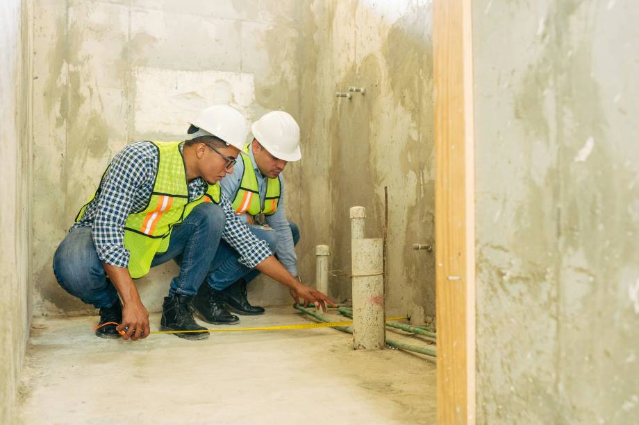 New Home Project Plumbing Inspection
