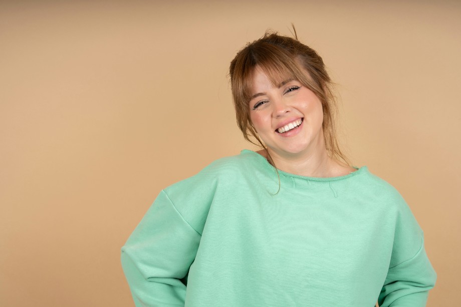 woman smile