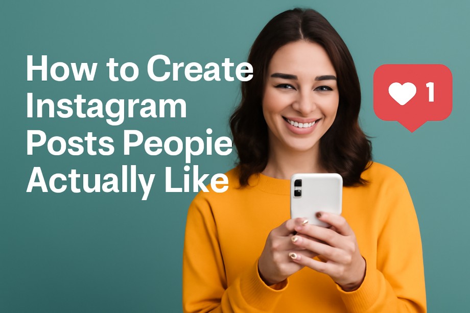 How to Make Instagram Posts People Actually Like