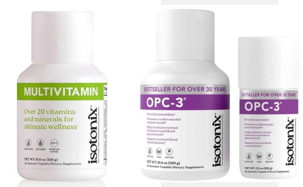 Isotonix multivitamin and OPC3