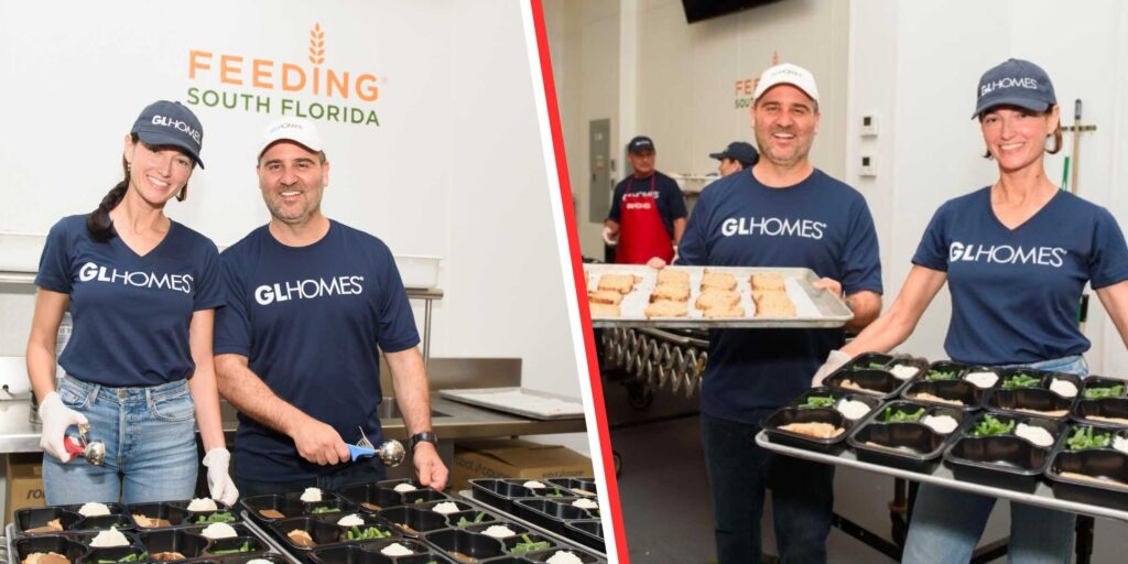 Jessica Ezratti and Her Husband Misha Ezratti show up for their South Florida neighbors